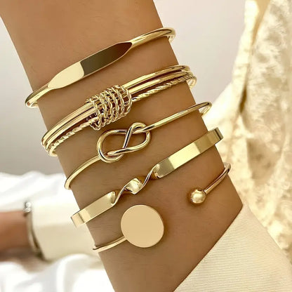 Knotted™ | Set di bracciali Gold Elegance 