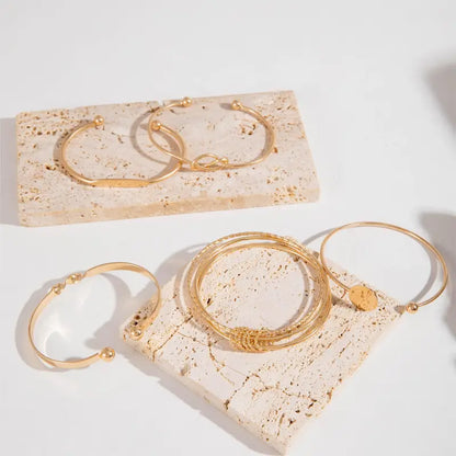 Knotted™ | Set di bracciali Gold Elegance 