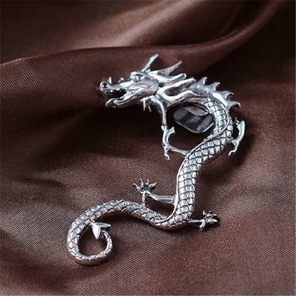 Charm™ | Orecchini a forma di drago in argento 