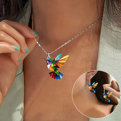 Aurea™ | Splendida collana con design a forma di colibrì