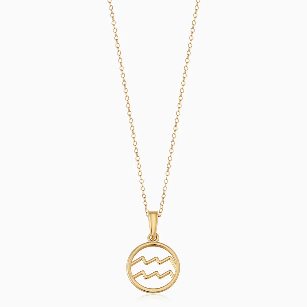 Zodia™ | Collana con segno zodiacale in oro