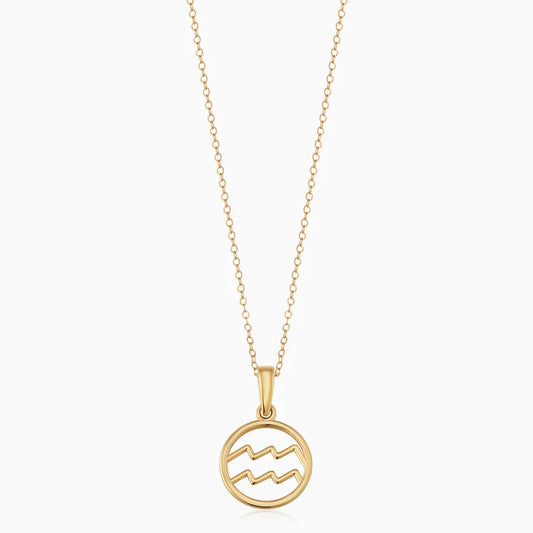 Zodia™ | Collana con segno zodiacale in oro