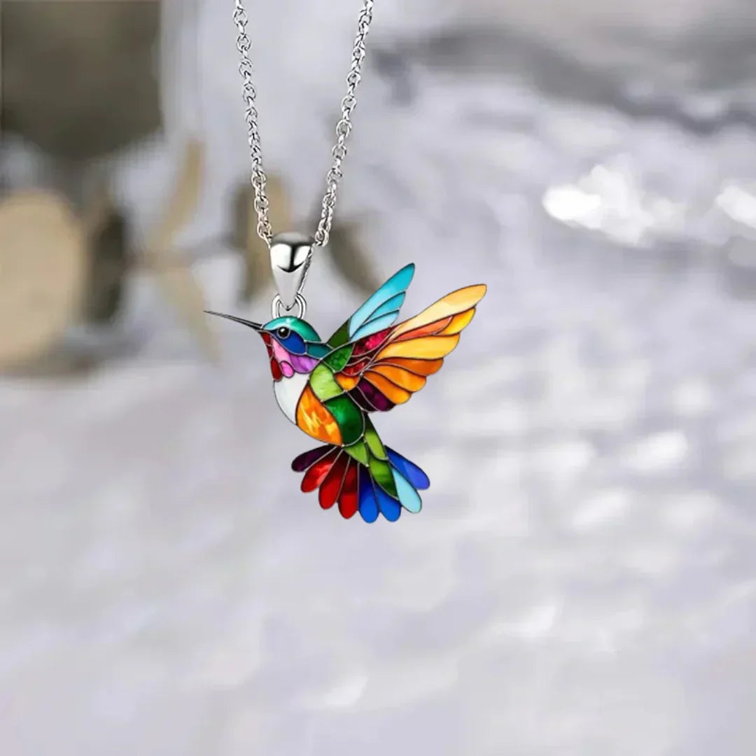 Aurea™ | Splendida collana con design a forma di colibrì