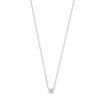 Clea™ | Collana con pietra di moissanite in oro 